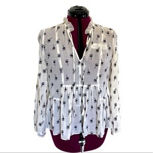 Rebecca Taylor sheer top